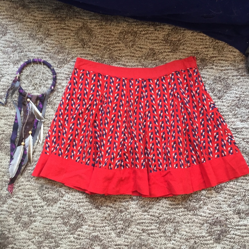 🔴Forever 21 Red White And Blue mini Skirt - Large - Picture 1 of 6